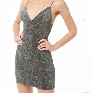 Forever21 Metallic Sparkly Mini Dress